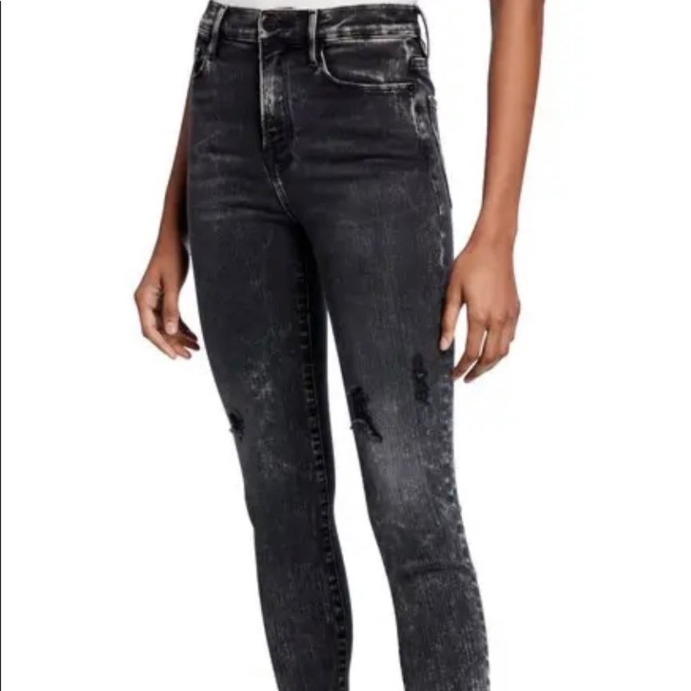 FRAME Ali High Rise Crop Cigarette Skinny Jeans